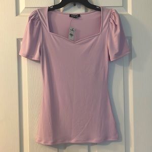 Express sweetheart neck top.